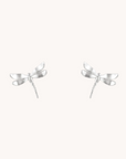 Dragonfly Silver Stud Earrings