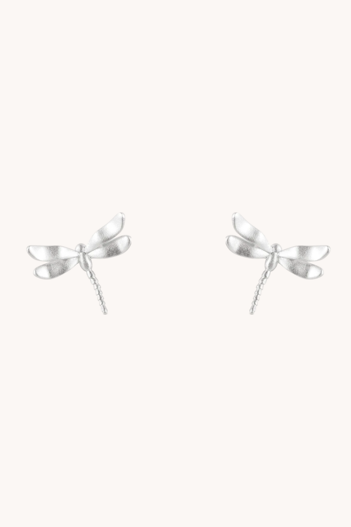 Dragonfly Silver Stud Earrings
