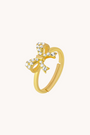 Beautiful Bow Gold Adjustable Ring
