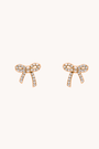 Petite Bow Gold Studs