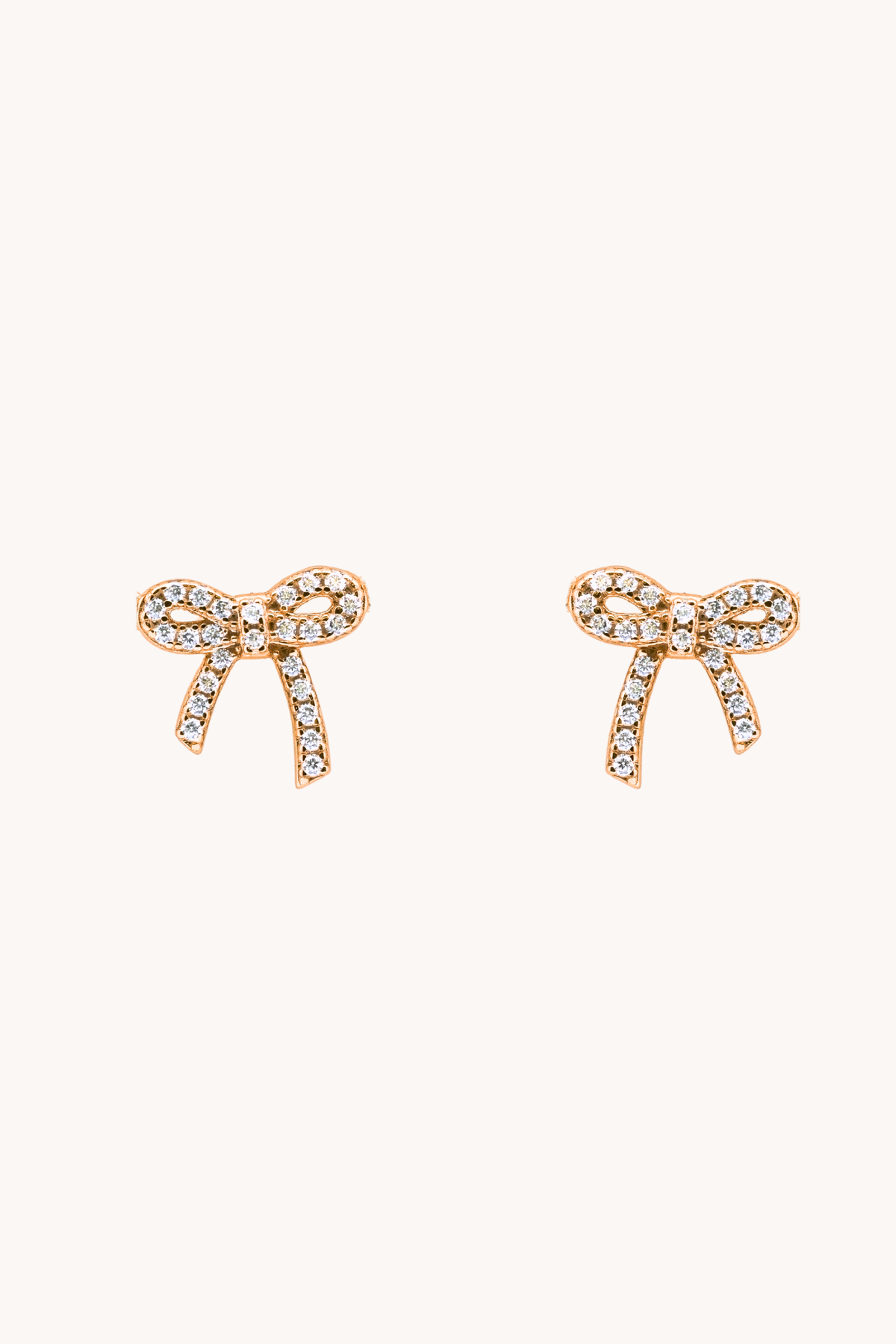 Petite Bow Gold Studs