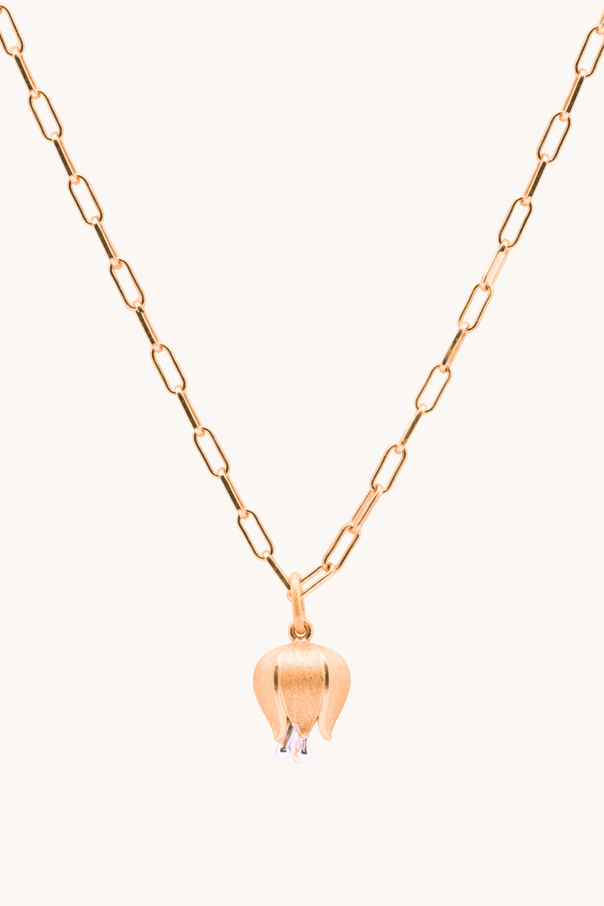 Elegant Gold Tulip Necklace