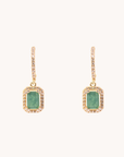 Jade Timeless Gold Drop Earrings