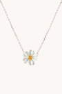 Parijatak silver necklace