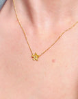 Summer Lily Gold Necklace