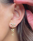 Beautiful Bow Gold Drops