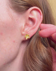 Summer Lily Gold Studs
