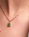 Jade Timeless Pendant With Chain