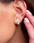 Daffodil Silver Studs