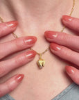 Elegant Gold Tulip Necklace