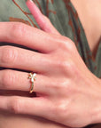 Viola Gold Adjustable Ring