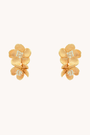 Sakura Bouquet Gold Stud