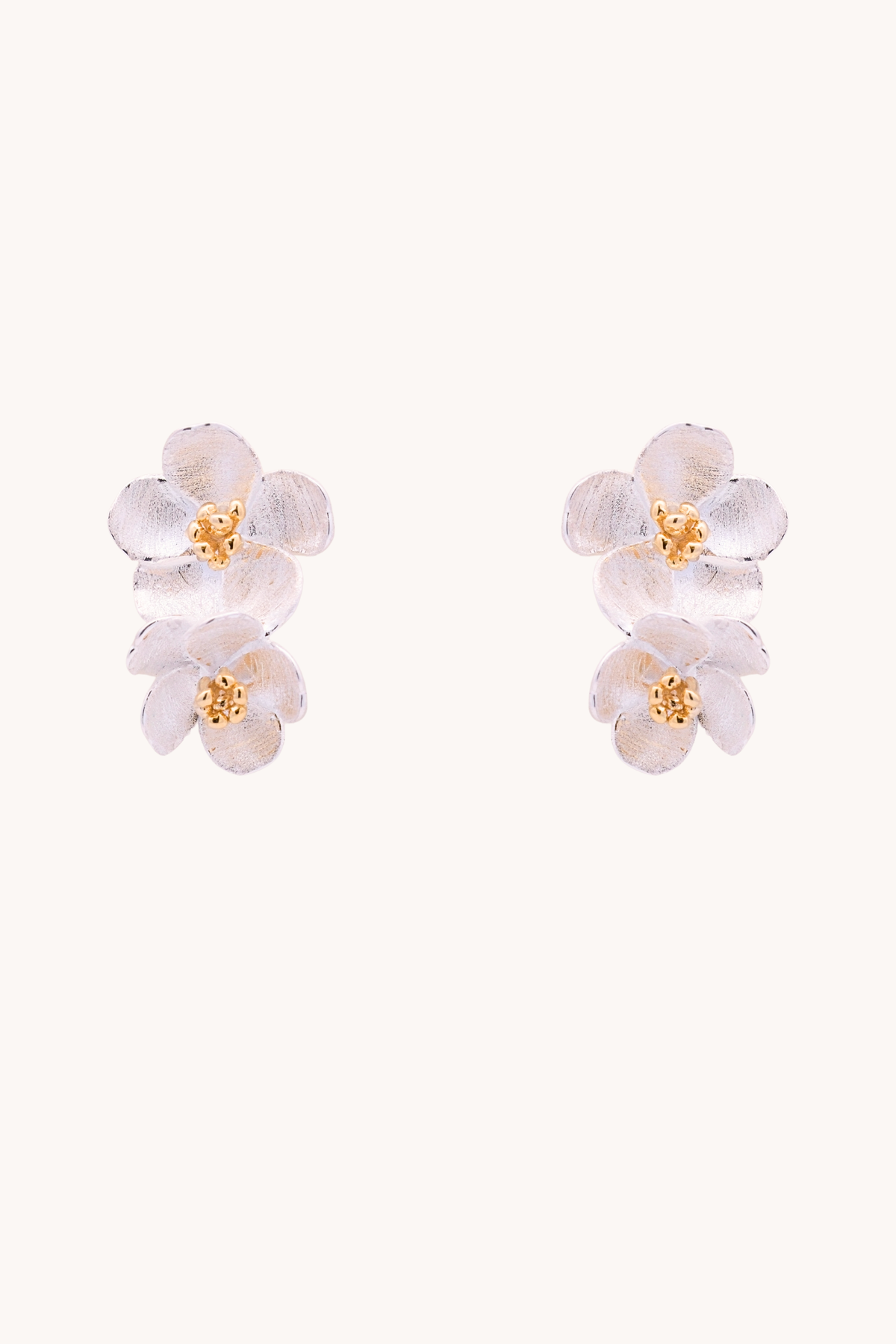 Sakura Bouquet Silver Studs