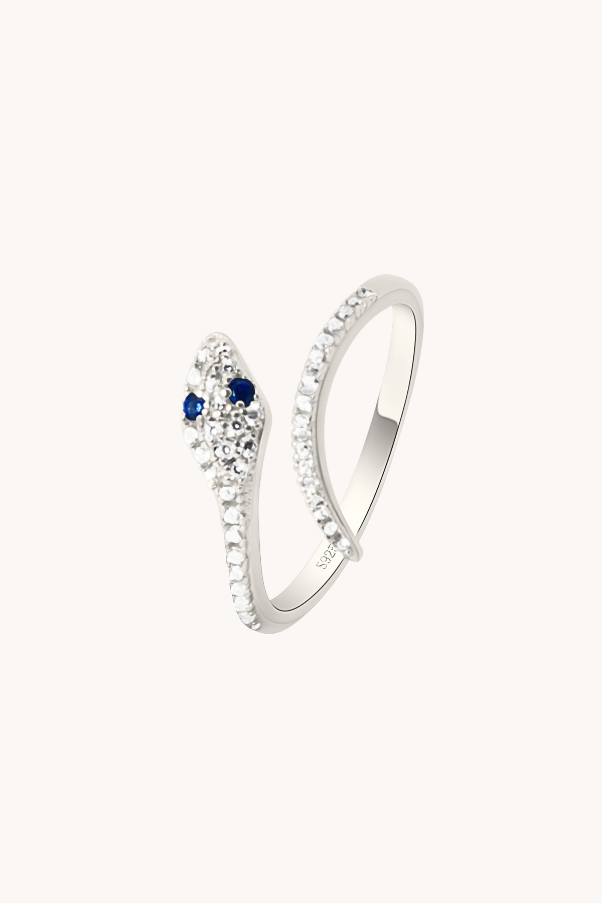 Snake Silver Adjustable Ring