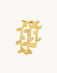 Delicate Vine Gold Adjustable Ring