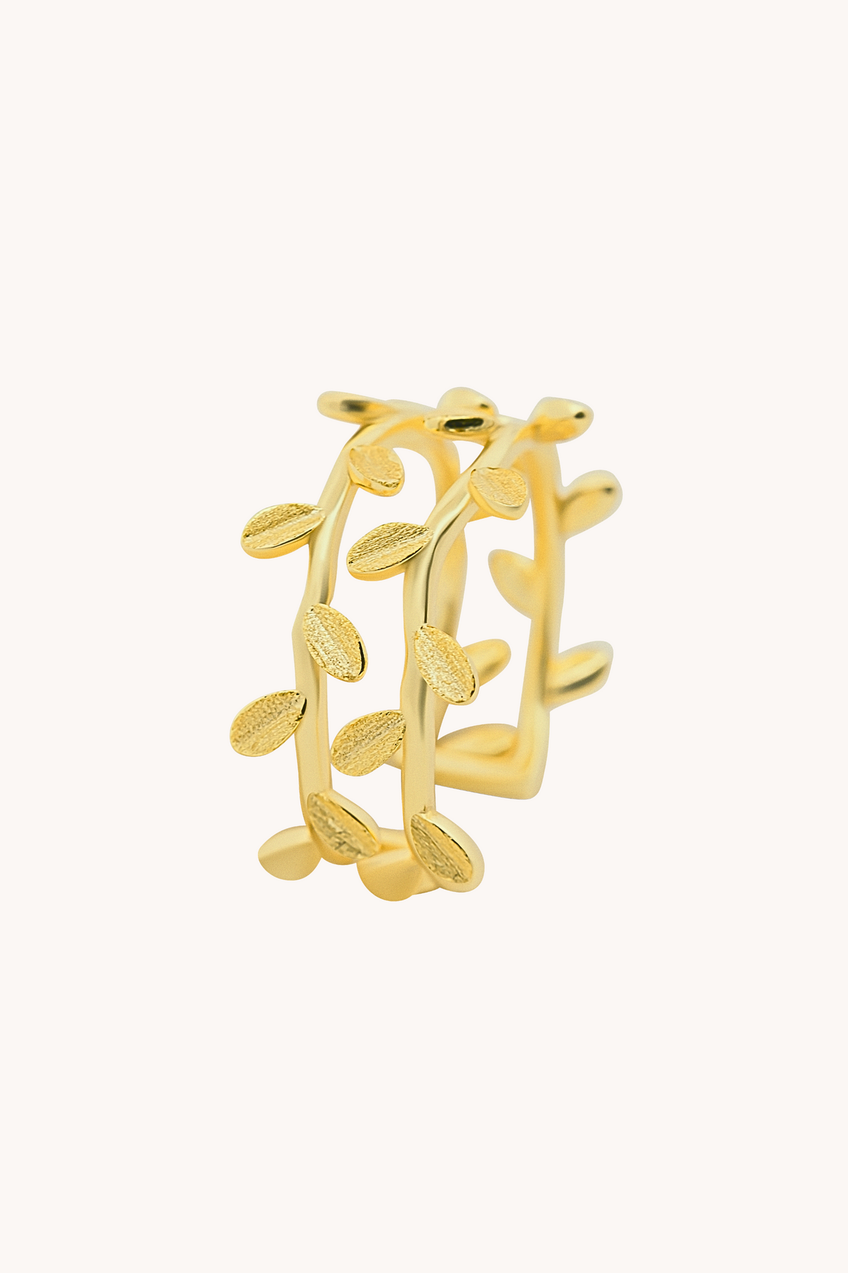 Delicate Vine Gold Adjustable Ring