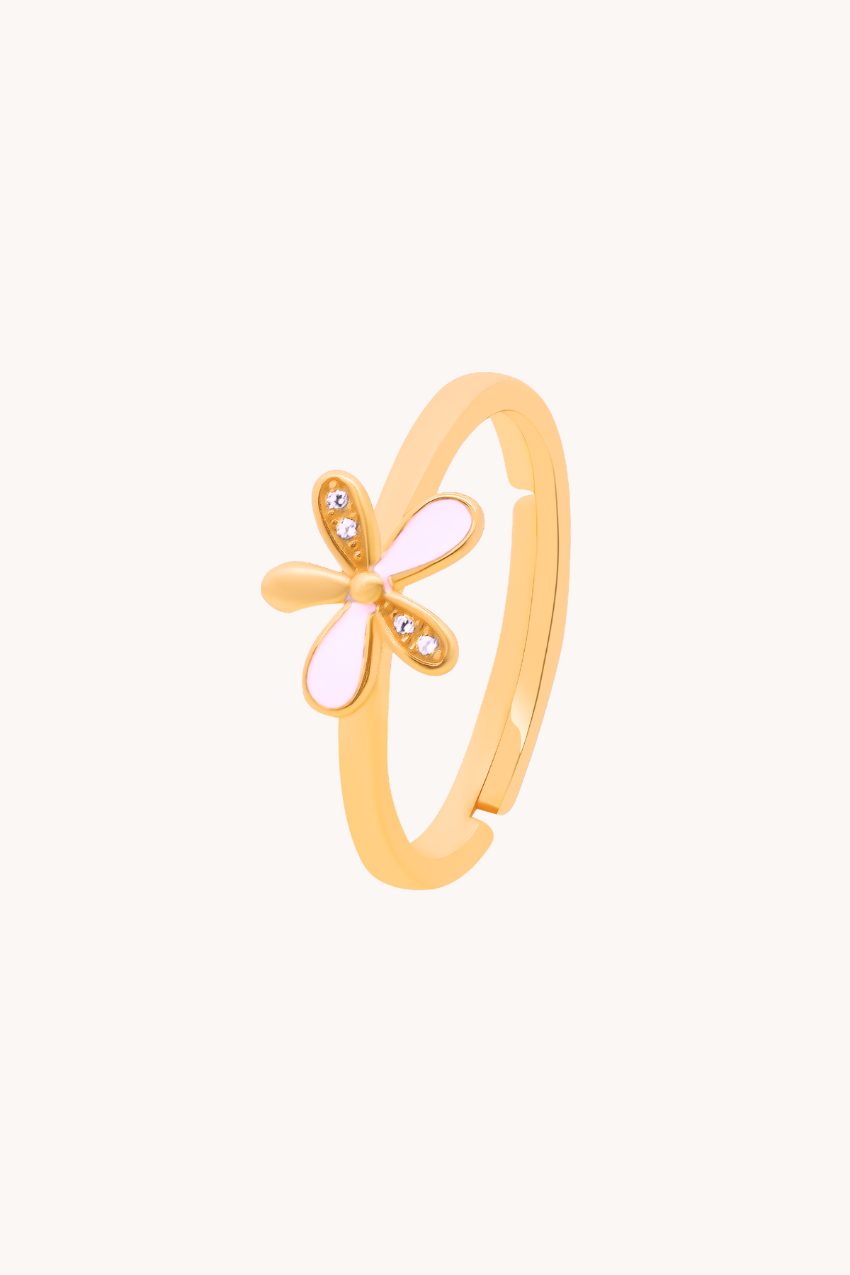 Viola Gold Adjustable Ring