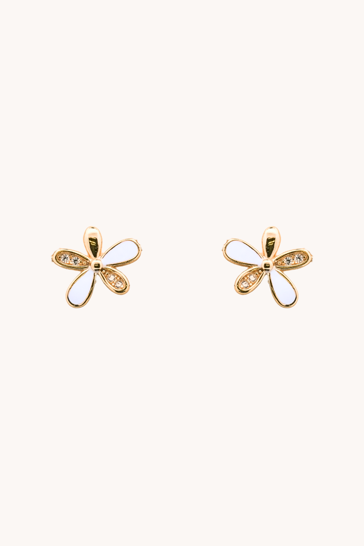 Viola Gold Studs