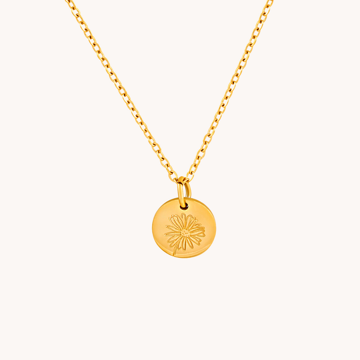 Daisy Necklace - 14k Gold Flower Necklace – Leah Hollrock