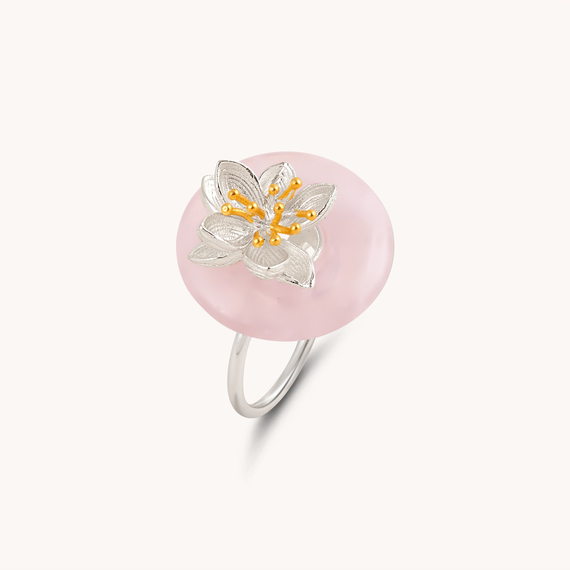 ring women Lily Flowers 1583 sterling silver 925 - Atlantis Gold